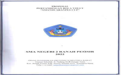Proposal Pertandingan Bola Volly SMAN 2 Ranah Pesisir